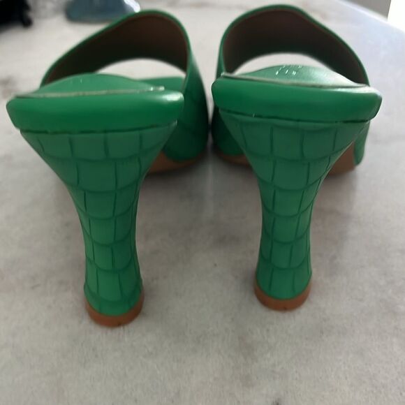 Gabrielle Union Dayanara Croc Embossed Heel Mule worn on photo Shoot SZ 10 - Picture 7 of 13